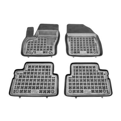 Immagine di REZAW PLAST 200612 Set tappetino Gomma anteriore e posteriore 4 nero Su misura FORD: C Max, Focus Max