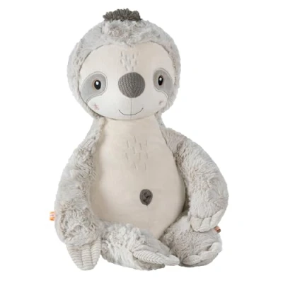 Immagine di Fehn peluche a forma di bradipo XL, compagno gioco, protettore e amico delle coccole grande animale da afferrare, toccare coccolare, per neonati bambini 0 mesi