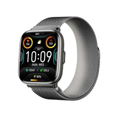 Immagine di Trevi T FIT 265 A Smartwatch con Display AMOLED 1.75&quot; Always On Full Touch, Chiamate Wireless, Monitoraggio Sonno, Passi, Frequenza Cardiaca, Fitness Tracker, Waterproof IP67, Nero