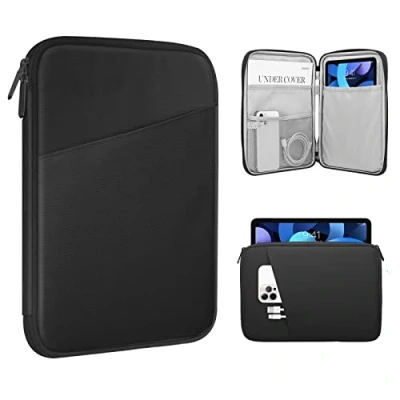 Immagine di TiMOVO 8 9 Pollici Custodia per Tablet Nuovo iPad Mini 7 (A17 PRO, 2024), 6 (8.3 inch, 2021), 5/4/3/2/1, Borsa Protettiva Portatile Mini, Nero