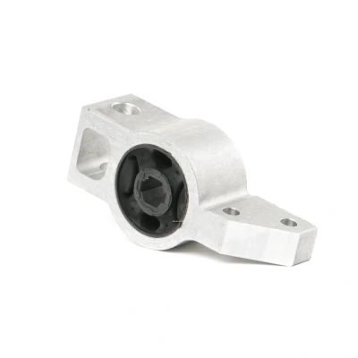 Immagine di FEBI BILSTEIN 27069 Silent Block con supporto Assale anteriore Sx, inferiore, posteriore Alluminio, Gomma VOLKSWAGEN: Caddy 3, Golf 5, Touran I mister