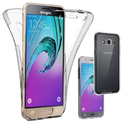Immagine di ebestStar Cover Compatibile con Samsung J3 2016 Galaxy SM J320F Custodia Protezione Integrale Silicone Gel TPU Morbida e Sottile, Trasparente [Apparecchio: 142.3 x 71 7.9mm, 5.0&#039;&#039;]