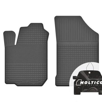 Immagine di Anteriori Tappetini Auto in Gomma con un Bordo Set 2 Pezzi per Impermeabile di Tappeti Adatti Alfa Romeo Giulietta del 2010