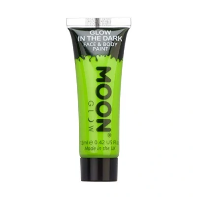 Immagine di Moon Glow Pittura per viso e corpo che si illumina al buio Fosforescente Charge to Glow, Verde, 12 ml