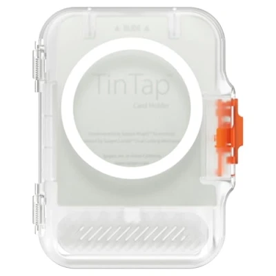 Immagine di Spigen TinTap MagFit+ Portafoglio (5 carte) MagSafe Wallet Magnetico Portacarte Compatibile con iPhone 16/15/14/13/12 Modelle, Accessori Frost Clear