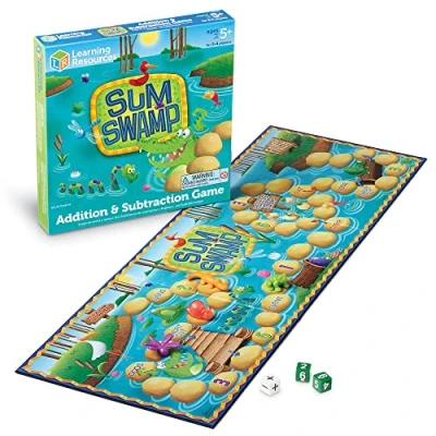 Immagine di Learning Resources Gioco di addizioni e sottrazioni Sum Swamp