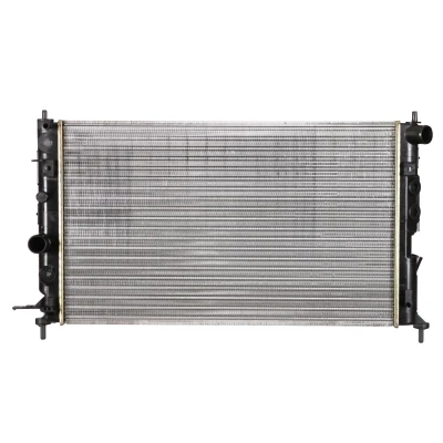 Immagine di NRF 50563A Radiatore motore Alluminio 610 378 34 FULL KIT Alette di raffreddamento montate meccanicamente OPEL: Vectra B SW, Sedan