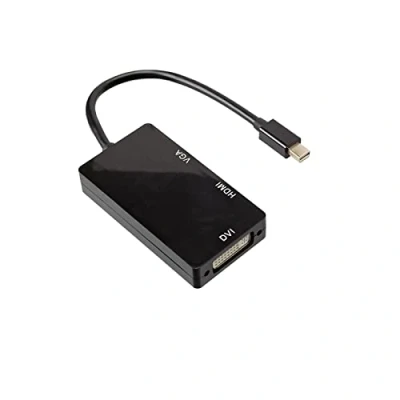 Immagine di Ekon adattatore HUB multiporta, porte DVI VGA HDMI, cavo DisplayPort, per PC, laptop, proiettori, TV, risoluzione 4K
