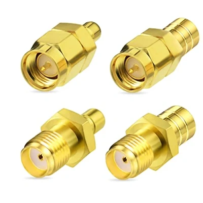 Immagine di Bingfu Adattatore Antenna Dab Autoradio SMA a Connettore SMB Convertitore Rf Set 4 Kit Per Alpine Jvc Pioneer Clarion