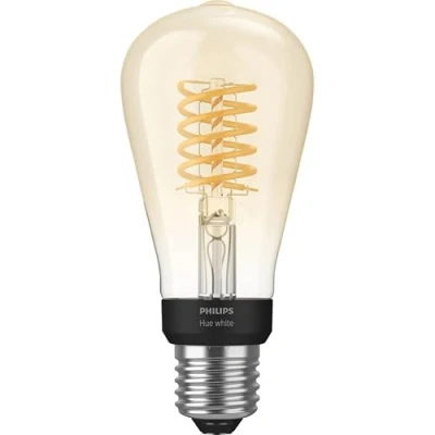 Immagine di Philips Hue White Filament, Lampadina LED Smart a Filamento, Luce Bianca Calda, Dimmerabile, Attacco E27