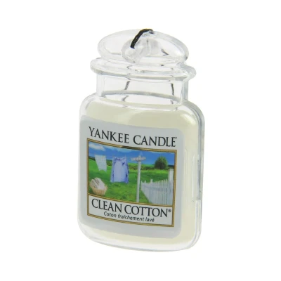 Immagine di Yankee Candle 1220878E Deodoranti per Auto, Car Vaso Ultimate, Clean Cotton
