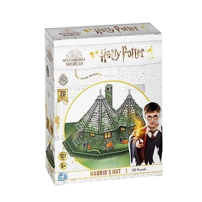 Immagine di University Games 08482 Harry Potter Hagrid&#039;s Hut 3D Puzzle