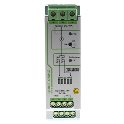 Immagine di Modulo di ridondanza per guida DIN Phoenix Contact 2320186 40 A Num. uscite: 1 x
