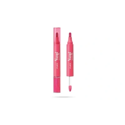 Immagine di Pupa Rossetto + Gloss Labbra Vamp! Marker Duo, con Acido Ialuronico 3 in 1 Definisce, Colora e Riempie, Contouring Disponibile 9 Varianti Colore (006 Dragon Fruit)