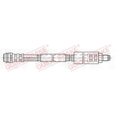 Immagine di QUICK BRAKE 32.407 Tubi Freno 380mm M10x1 con filettatura interna, esterna MERCEDES BENZ: Classe E Sedan, T modell