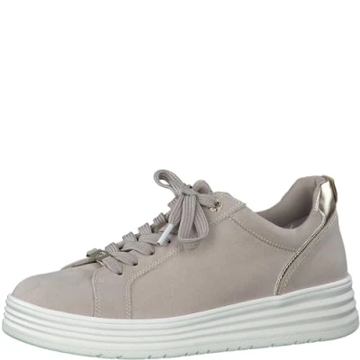 Immagine di MARCO TOZZI Sneakers con Zeppa Donna Lacci Comode, Beige (Dune Comb), 40 EU
