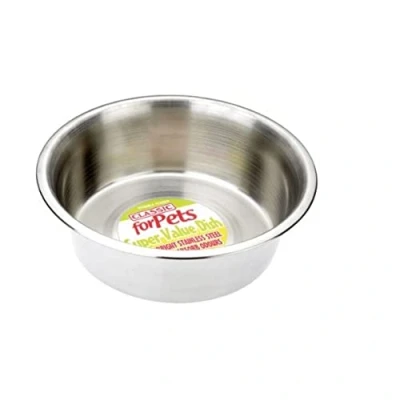 Immagine di Classic Pet Products Super Value Piatto in acciaio inox, 2800 ml
