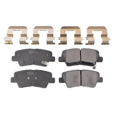 Immagine di BLUE PRINT ADG042138 Kit pastiglie freno Assale posteriore con segnalatore acustico usura materiale di fissaggio KIA: RIO 3, CARENS 4