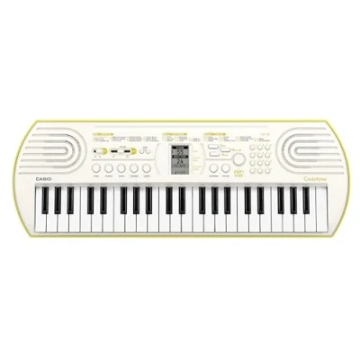 Immagine di Casio SA 80H5 Tastiera Mini Keys 44 Tasti, Bianco/Verde