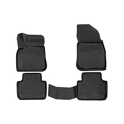 Immagine di Element tappetini in Gomma 3D Premium su Misura Adatti per Porsche Cayenne, MK 3 (III), 2017 &gt;, Fuoristrada 5 Porte, 4 Pezzi.