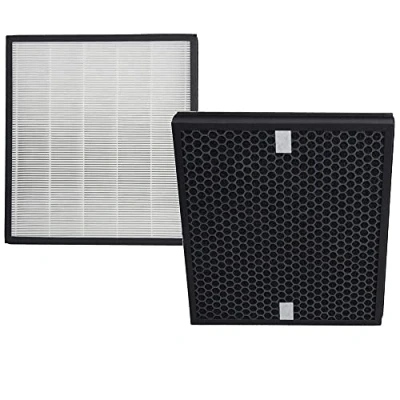 Immagine di Trade Shop ricambio per filtro HEPA ai carboni attivi Philips AC4158/00 compatibile con AC4080/10 dispositivo combinato 2 in 1 purificatore d&#039;aria/filtro di