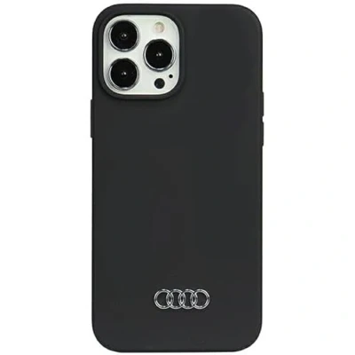 Immagine di Audi AU LSRIP13PM Q3/D1 BK Custodia rigida in silicone per iPhone 13 Pro Max 6.7&quot;, colore: Nero