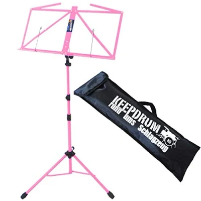 Immagine di Keepdrum MUS3 PK Leggio con custodia, 6 colori rosa