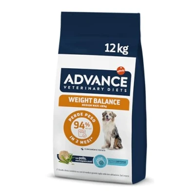 Immagine di Advance Veterinary Diets Weight Balance Medium Maxi Cibo per Cani con Problemi di Sovrappeso 12kg