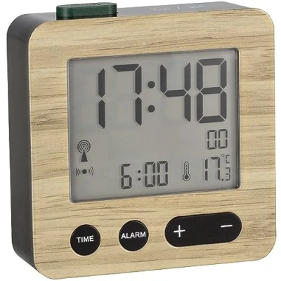 Immagine di TFA Dostmann 60.2545 Sveglia digitale, effetto legno