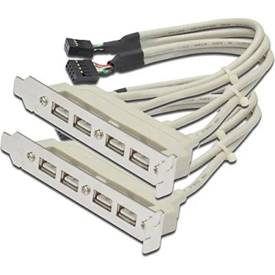 Immagine di Digitus USB 2.0 Adattatore [4x Presa interna A 10 poli 2x 2.0] AK 300304 002 E