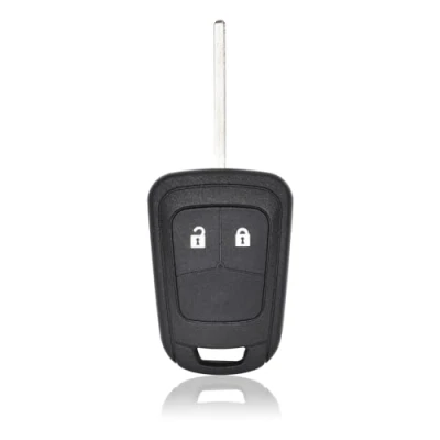 Immagine di 2 Tasti Custodia Guscio Chiave Auto Telecomando Compatibile con Opel Vauxhall Buick Astra Insignia Meriva Zafira Mokka, Pieghevole per (B)