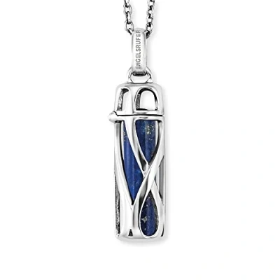 Immagine di Engelsrufer Catena per Collana Argento Sterling Altra Forma lapislazzuli Donna, Argento, Länge: 50 cm ERN Heal LP S