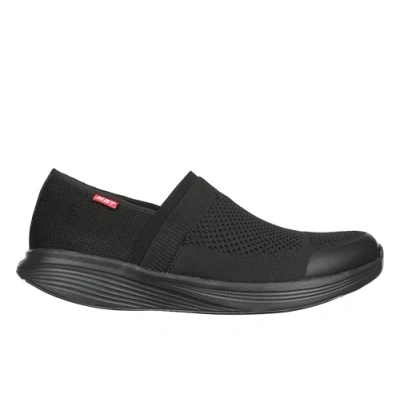 Immagine di MBT NIWASI Slip ON Sneakers Sportive da Uomo Senza Lacci. Scarpe Passeggio Anatomiche e Comode Calzature Fisiologiche per Comfort Stabilità con Suola Curva. Moderne. Colore Nero