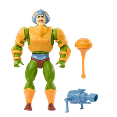 Immagine di Masters of the Universe Origins Man At Arms Duncan Collezione Cartoon, action figure articolata alta 14+ cm, con armatura e accessori rimovibili inclusi, giocattolo per bambini, 6+ anni, HYD25