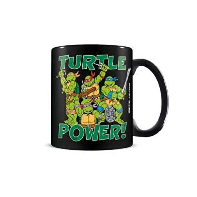 Immagine di Pyramid International MGB27769 Tazza da caffè in ceramica, motivo Tartarughe Ninja, capacità 325 ml, colore: nero