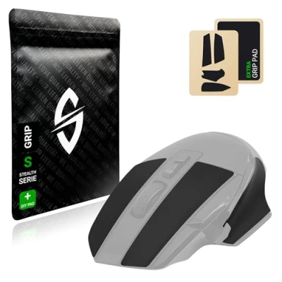 Immagine di SensoryBoost Grip Tape Set per Logitech G502 X (+ Pad) Assorbente dal sudore, estremamente antiscivolo, ultrasottile (0,5 mm) Autoadesivo e senza residui Accessori mouse da gioco