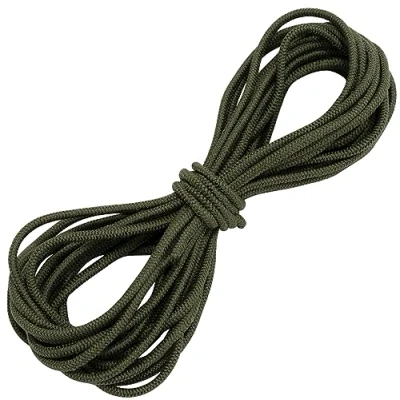 Immagine di AERZETIX C67280 Elastico decorativo rotondo 5 metri diametro 2mm colore verde oliva