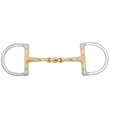 Immagine di BR Punta a D doppia spezzata Contatto morbido 14 mm Ø 65 X 50 13,5 Silber / gold Giallo