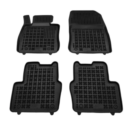 Immagine di REZAW PLAST 200814 Set tappetino Gomma anteriore e posteriore nero MAZDA: CX 3, 2 Hatchback