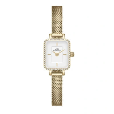 Immagine di Daniel Wellington Quadro MINI Lumine Bezel Orologio, Donna, Taglia: One Size, Gold