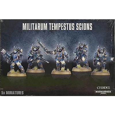 Immagine di Games Workshop Militarum Tempestus Scions Gioco da Tavolo e Miniatura, Colore Nero, Small, 99120105055
