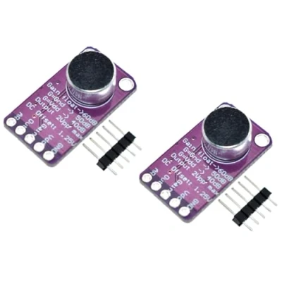 Immagine di TECNOULAB 2 pezzi MAX9814 modulo scheda amplificatore microfono controllo automatico del guadagno AGC elettrete