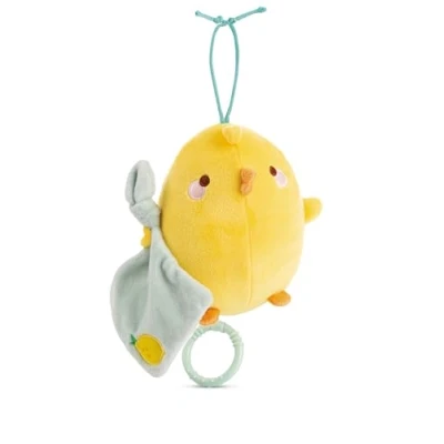 Immagine di NICI carillon Piu 13cm giallo Peluche per neonati e bambini piccoli da afferrare, coccolare, scoprire con cui addormentarsi 49476