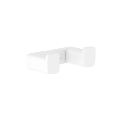 Immagine di hansgrohe AddStoris Gancio porta asciugamani doppio, bianco opaco, 41755700