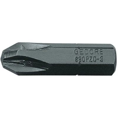 Immagine di Gedore 890 PZD 3 6553410 Inserto a Croce PZ Acciaio speciale cromo vanadio brunito C 8 1 pz.