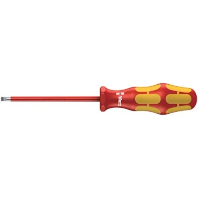 Immagine di Wera 160 i VDE Cacciavite a taglio Larghezza della lama: 4 mm Lunghezza 100 DIN EN 60900