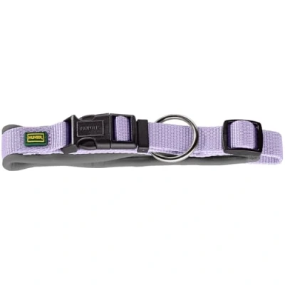 Immagine di HUNTER Neopen Vario Plus, Collare per Cani, Colore: Lavanda/Grigio, Nylon Resistente, Morbida Imbottitura in Neoprene, Regolabile Modo Continuo, con Scarico della trazione, Facile da Pulire,