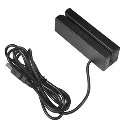 Immagine di Lettore di schede a Banda Magnetica USB, magnetiche, MSR850 USB 3 Tracce Mini Mag Hi Co Swiper