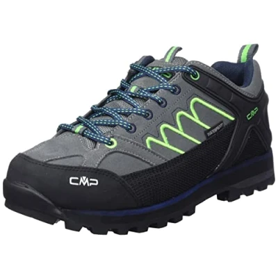 Immagine di CMP Uomo MOON LOW TREKKING SHOE WP Scarpe da Camminata, Grigio Grey Verde Fluo, 45 EU