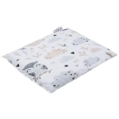 Immagine di Medi Partners Cuscino termico con noccioli di ciliegia grande 500g rettangolare 20x25cm 100% cotone per terapia del freddo e calore